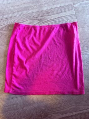 Junk Food Clothing Hot Pink Mini Skirt